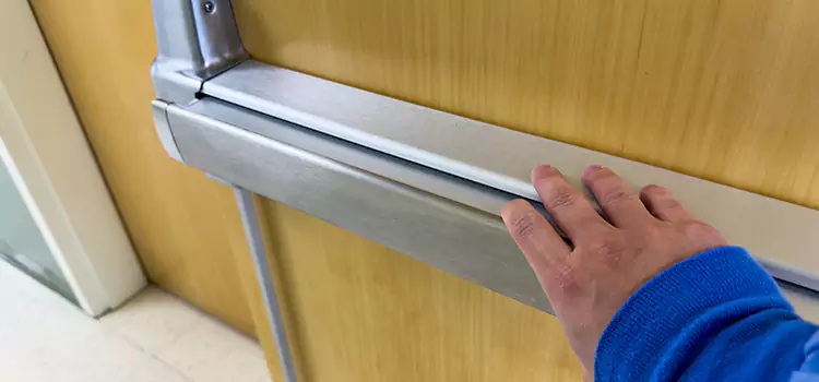 Installing a Push Bar on a Door Stillwater
